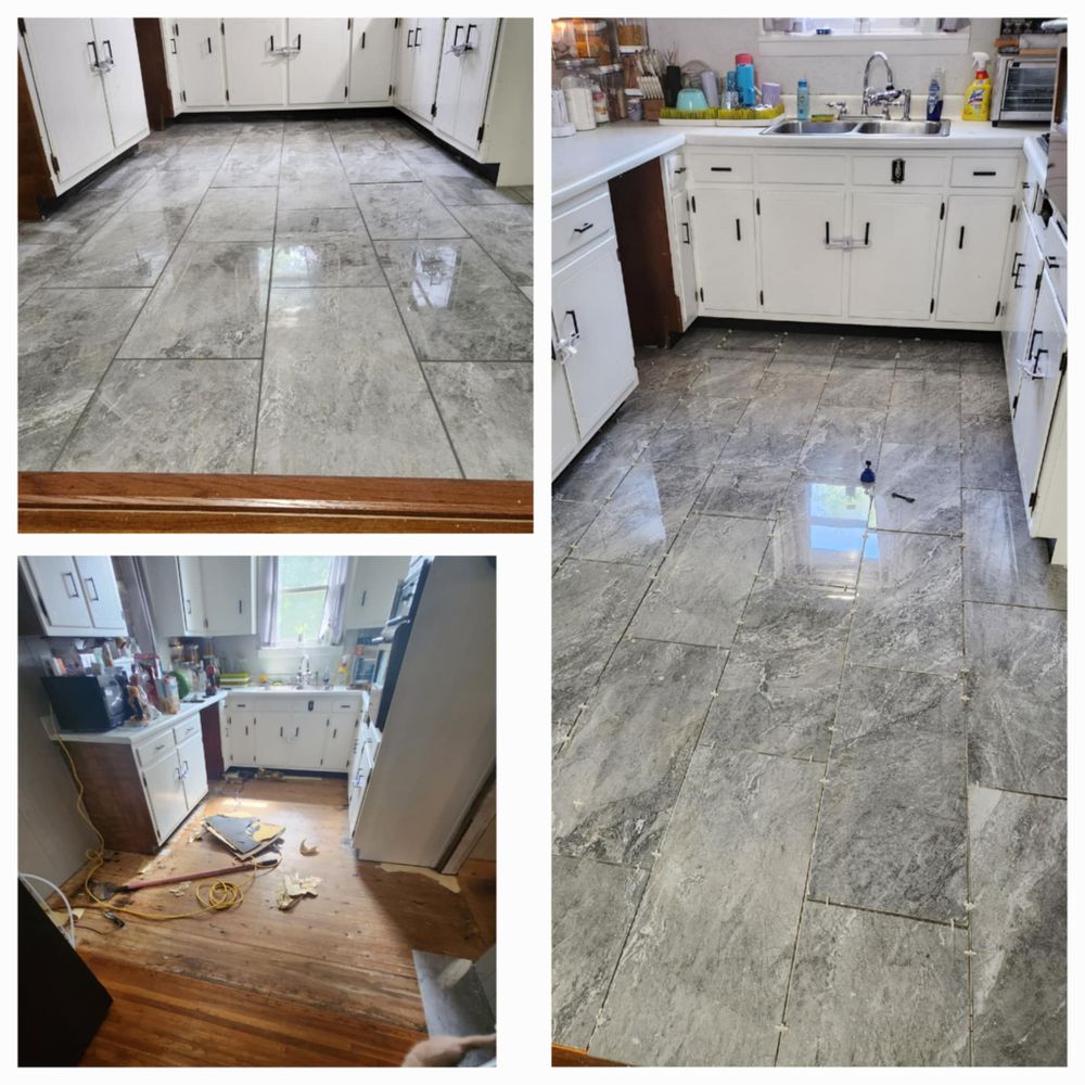 Our flooring installation service offers homeowners high-quality, durable options tailored to transform any space, ensuring expert craftsmanship and efficient timelines for a seamless experience from selection to beautifully finished floors. for Rooted Renovations in Whitwell, TN