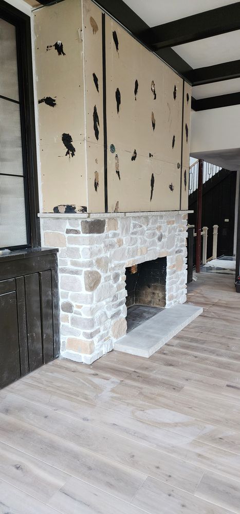 Stone Veneer for D&K Customs in Brighton, MI