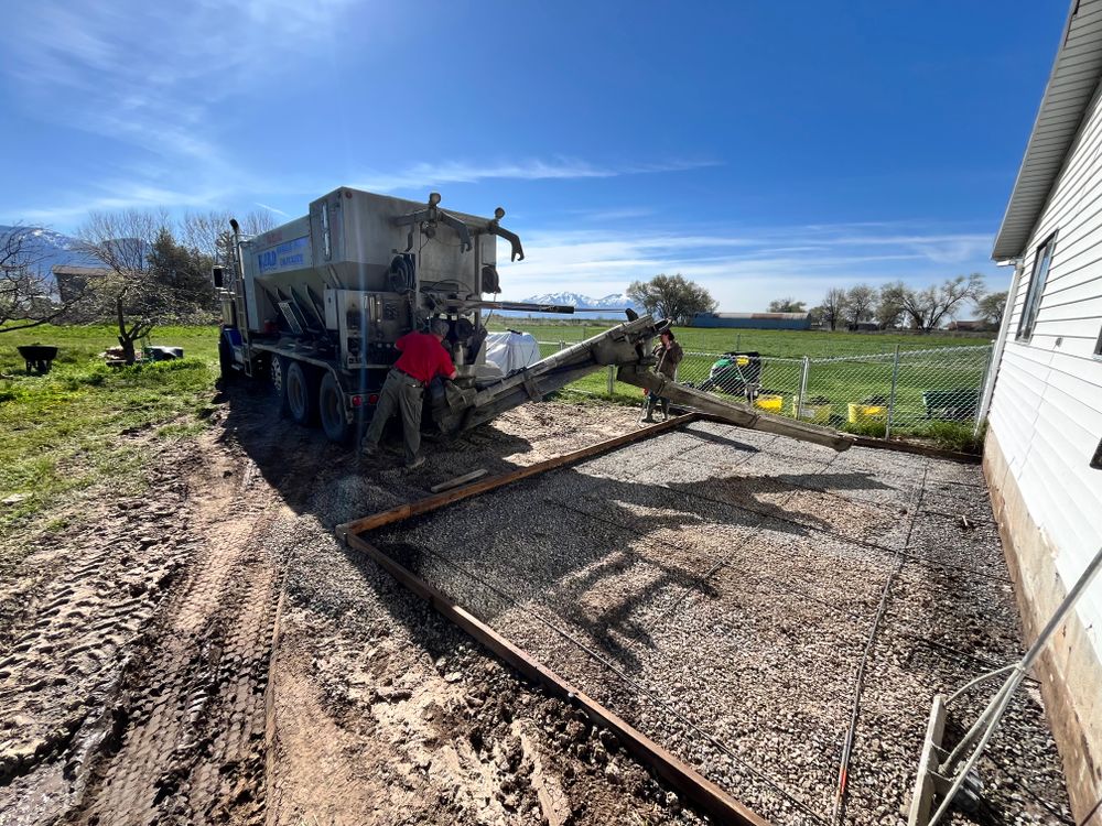 Work for Ward Mobile Pour Concrete in Tremonton, UT