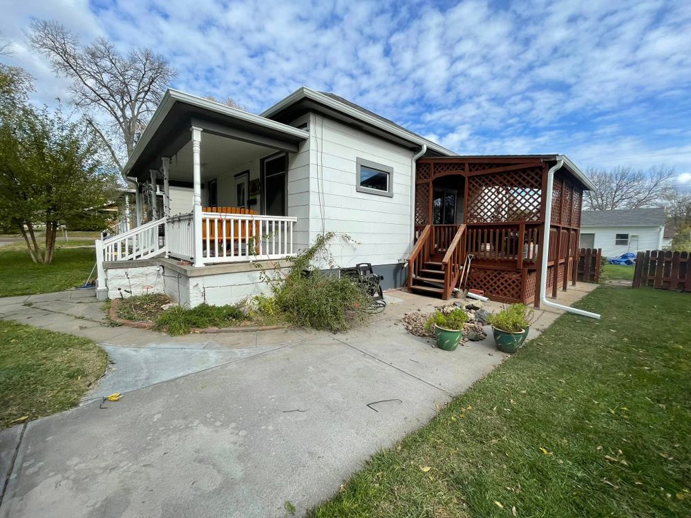 Aluminum Gutters Installation for The Gutter Man Seamless in Kearney, NE
