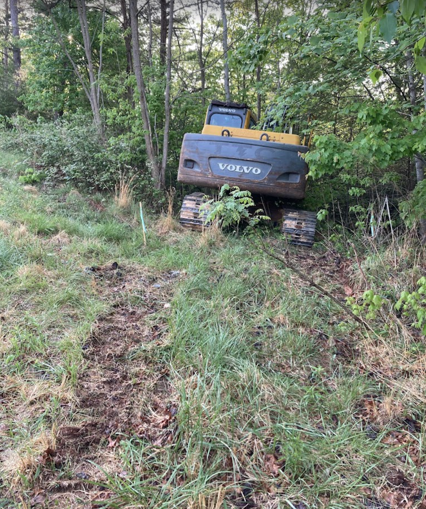 Land Clearing for Gibson Grade Works in Towns County, GA