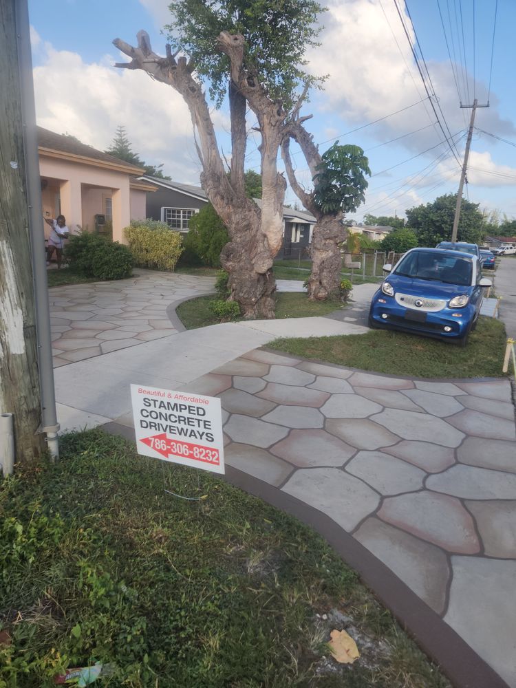 All Photos for Beautiful and Affordable Stamped Concrete by Castilla Concrete Finish Design Corp in Sunrise, FL