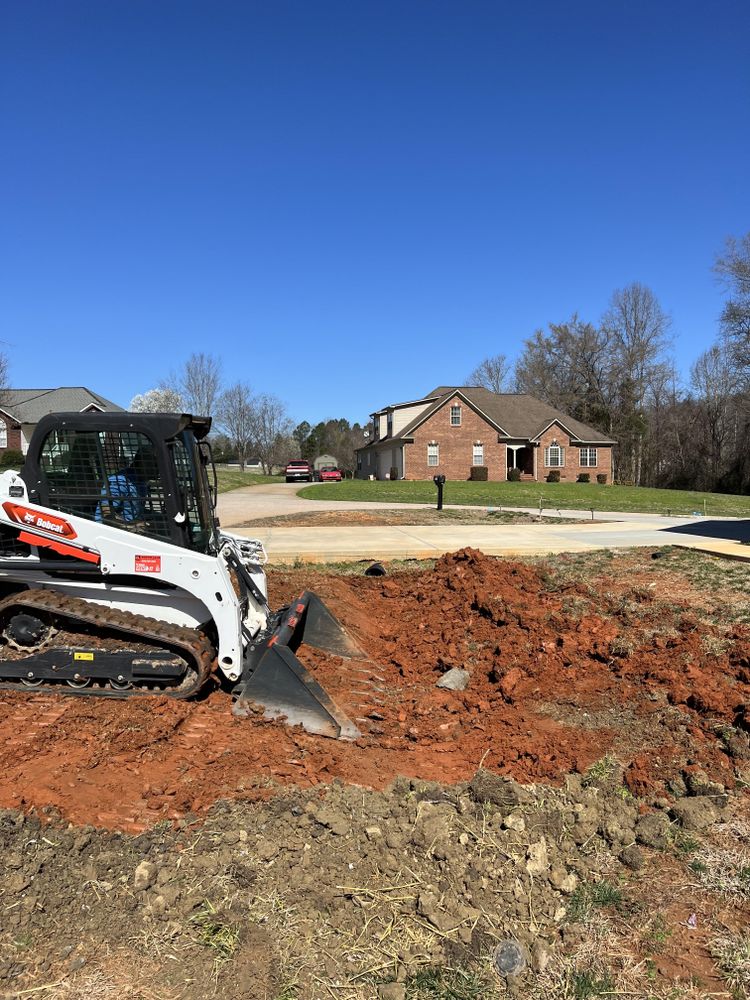 Patio Installation for Arce’s concrete finishing in Winston Salem, NC