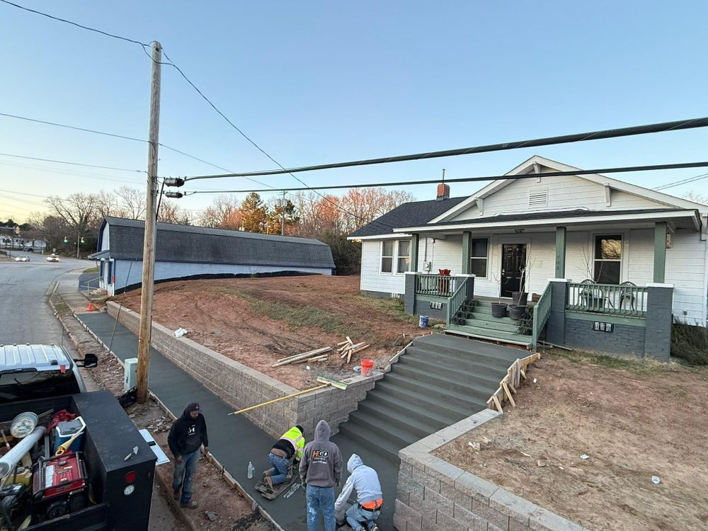 Concrete for HGO Construction & Grading LLC in Spartanburg, SC