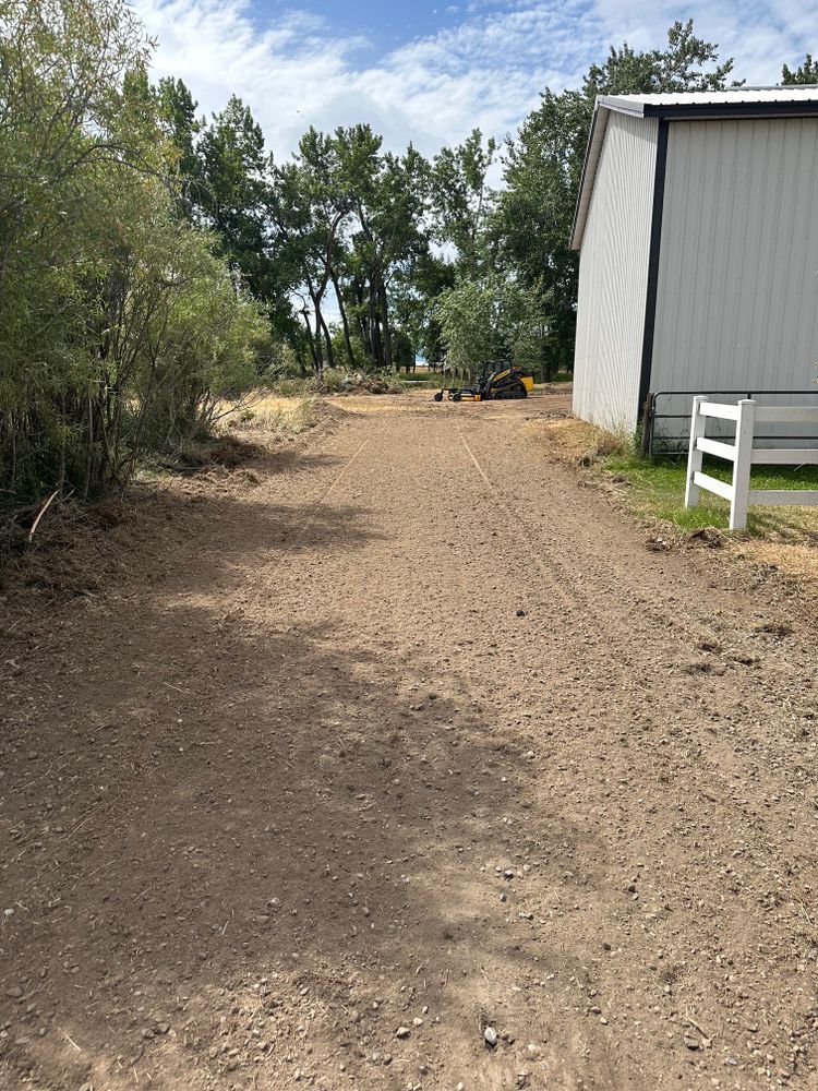 Dirt Work for R&H Homes in Bozeman, MT