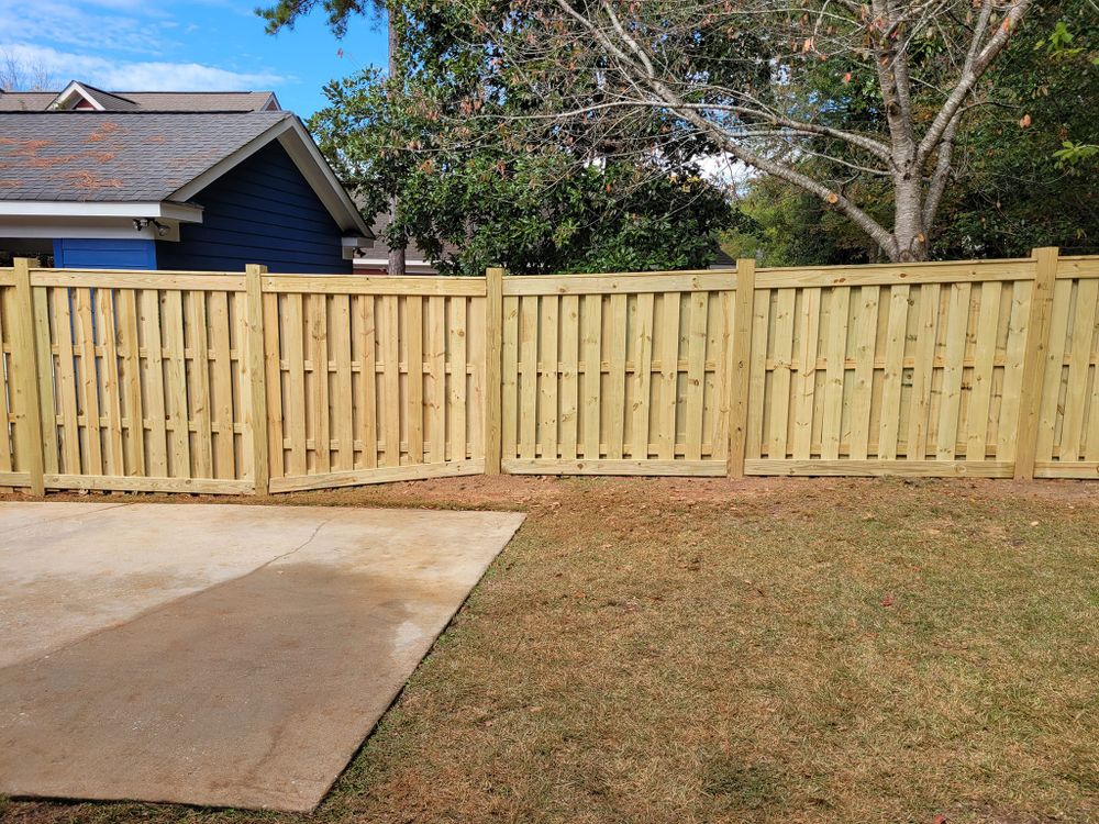 Fence Installation for Moores Fencing in Columbus, GA