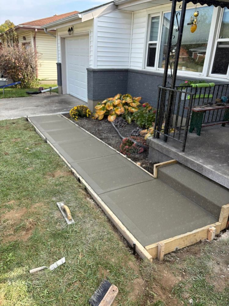   Concrete for Curtis Concrete Contracting in Trenton, OH