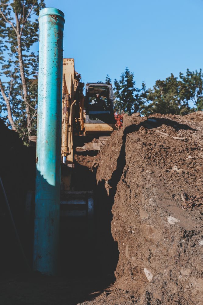 Carving a Pond into a Mountain Side for Andy Naylor Excavation in Johnson, VT