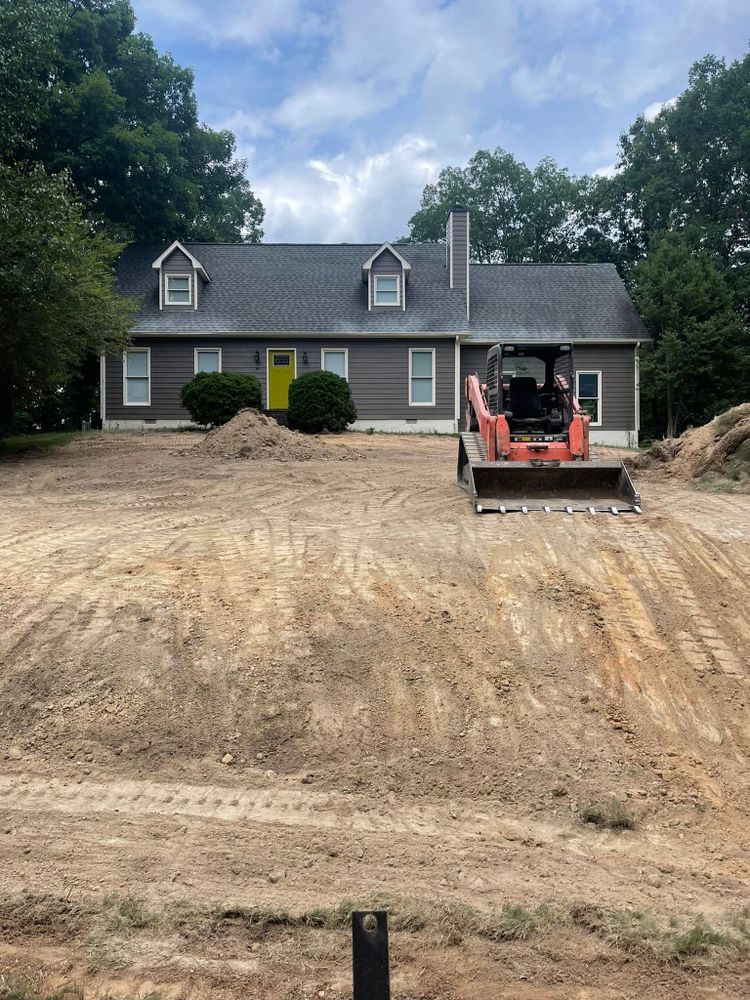 Excavating for Cline's Land Management in Dalton, GA