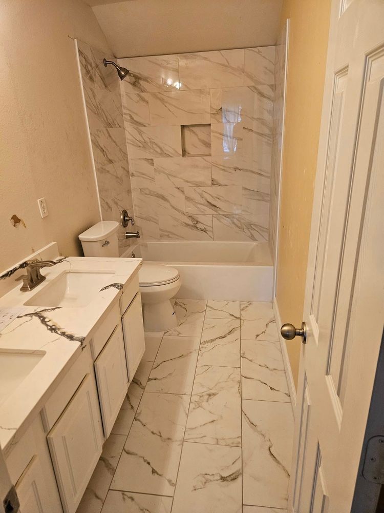 Transform your bathroom into a modern, functional space with our expert renovation services. We customize designs to fit your style and budget, ensuring quality craftsmanship and exceptional customer satisfaction every step of the way. for Unlimited Home Remodeling in Houston, TX