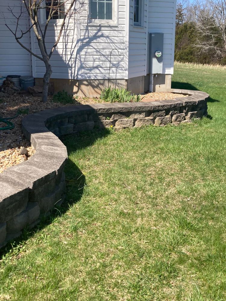Hardscaping for G&K Landscaping in Hillsboro, MO