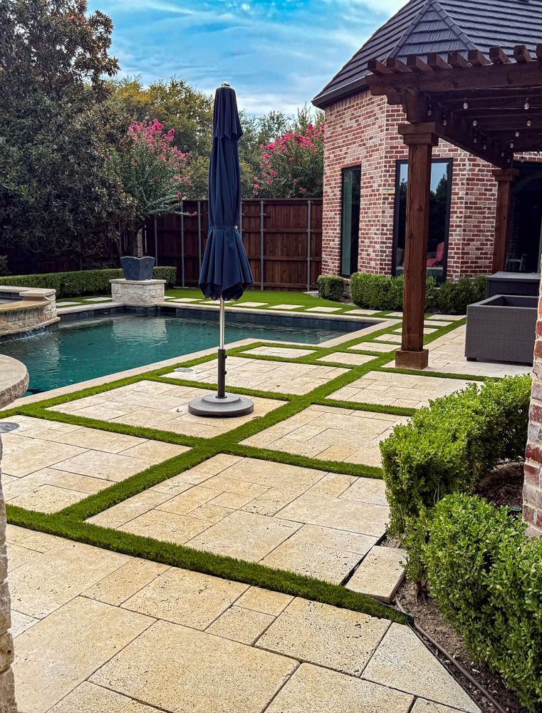 Turf & Landscaping for Walker Custom Exteriors in Dallas, TX