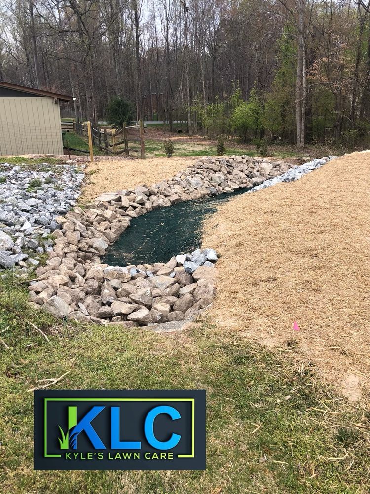 Drainage  for Kyle's Lawn Care in Kernersville, NC