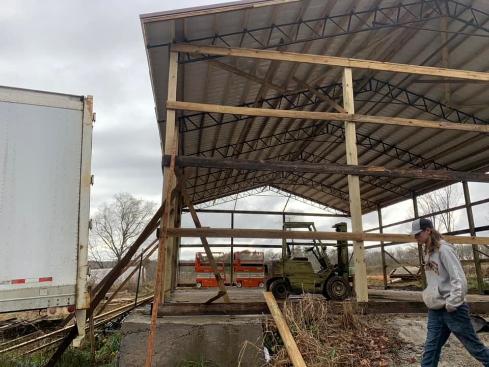 Excavating for Brannon's Construction in Riceville,,  TN