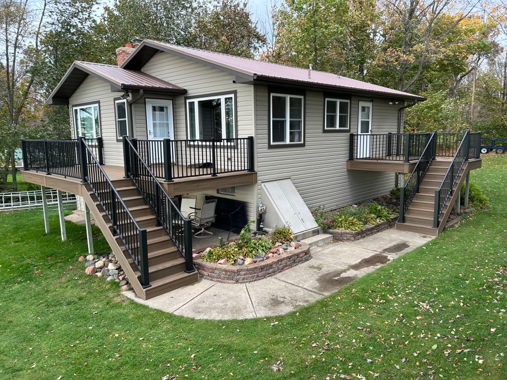 Our expert team offers comprehensive deck remodeling services as part of our home remodeling solutions. Enhance your outdoor living space with quality materials, skilled craftsmanship, and personalized designs for lasting satisfaction. for Radke Deck Works & Remodeling in Elk River,  MN