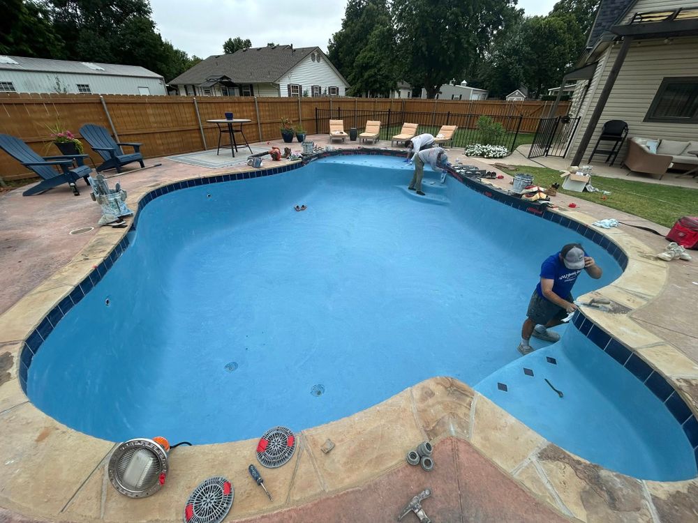 Transform your backyard with our expert pool construction service, designed for durability and style. Stay updated with the latest commercial construction news as we innovate modern outdoor living spaces tailored to you. for Westbound Pools & Construction in Mustang, OK