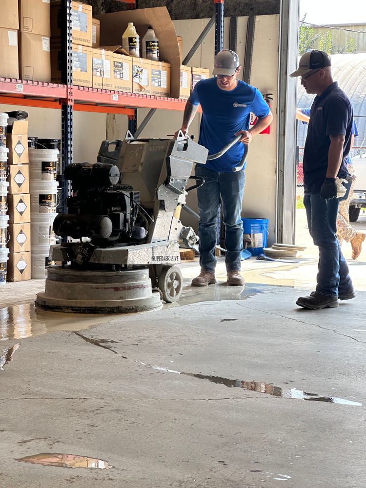 Polished Concrete  for Texas Curb N Borders in Houston, TX