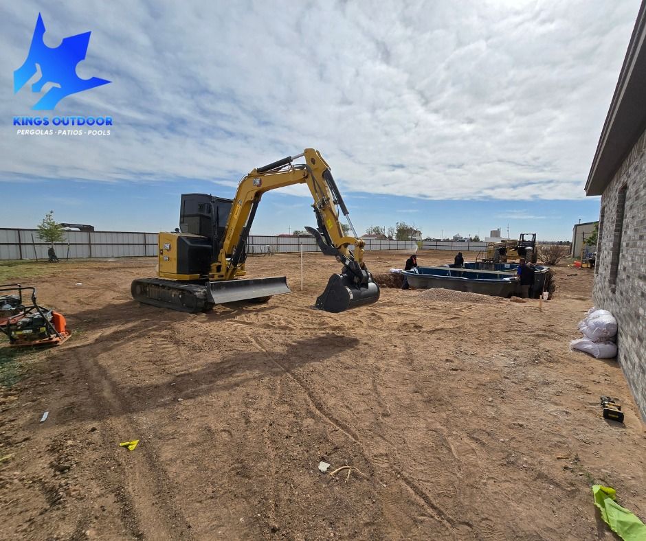 Custom Pool Construction for Kings Outdoor in Amarillo, TX