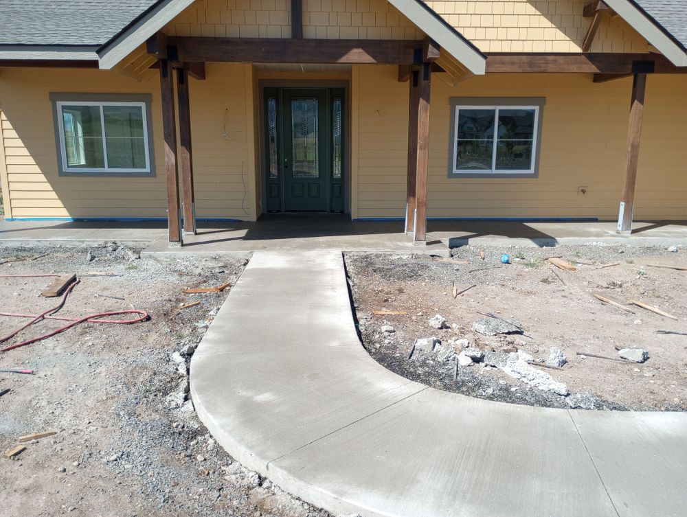 Sidewalks for Richardson Restoration and Concrete in Ellensburg, WA