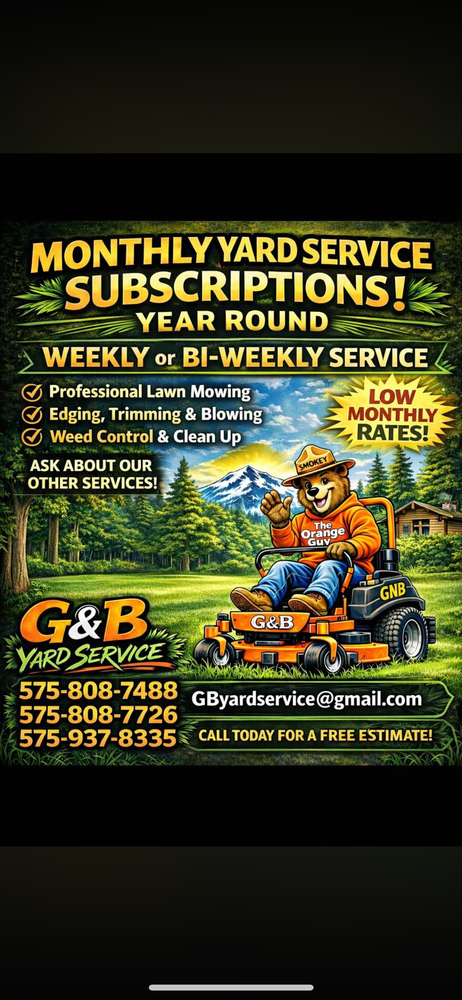 All Photos for G&B Yard Service in Ruidoso Downs, NM