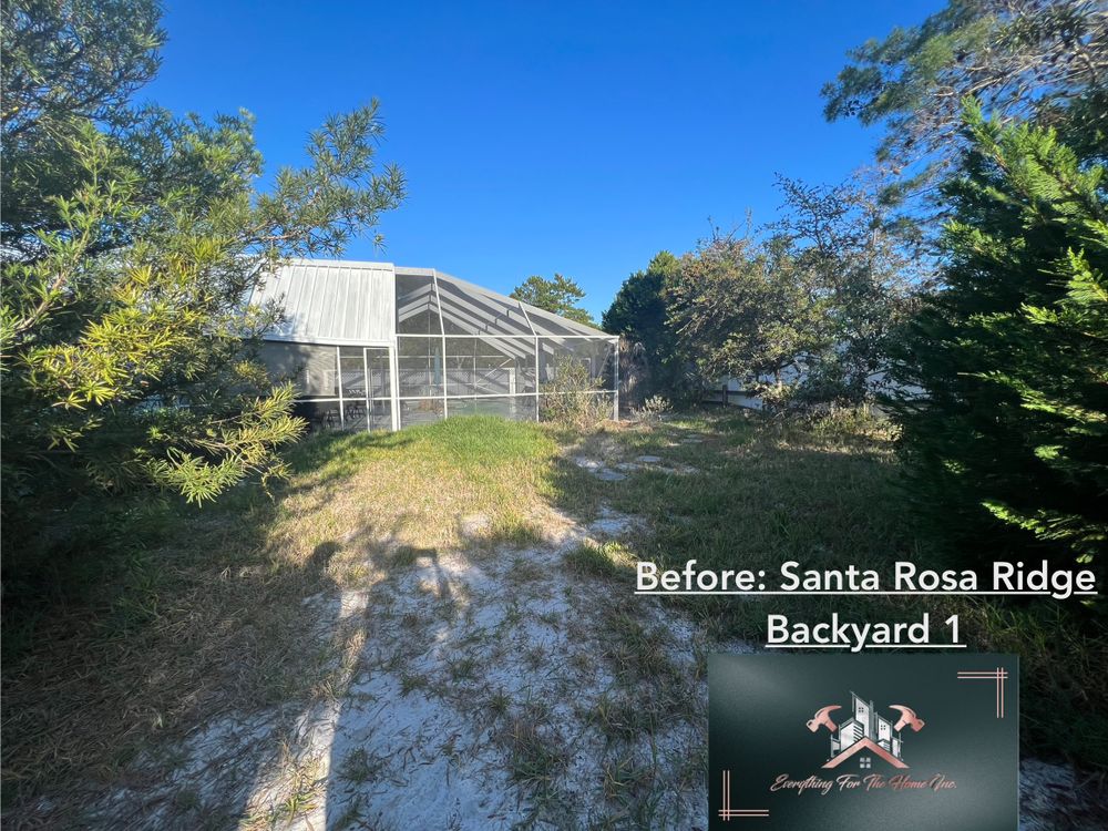 Full scale landscape design and installation for Everything for the Home Inc. in Santa Rosa Beach, FL