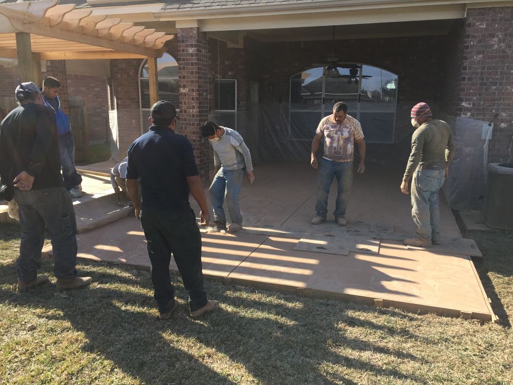 Patios for Texas Curb N Borders in Houston, TX