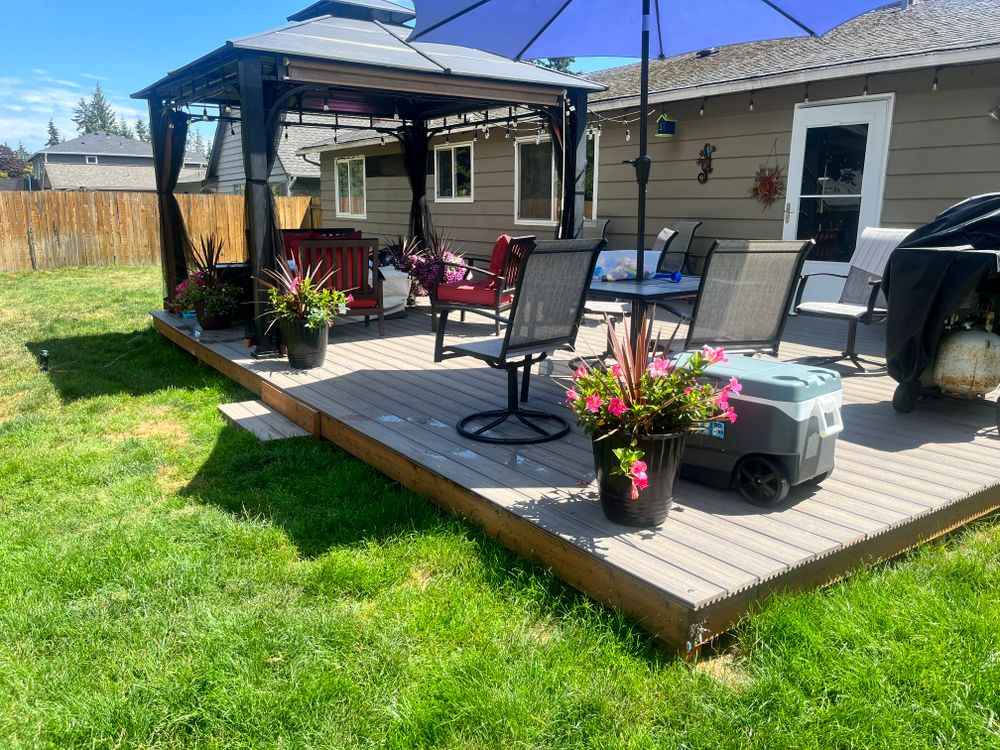 Deck & Patio Installation for Kyle contracting LLC in Lynnwood, WA