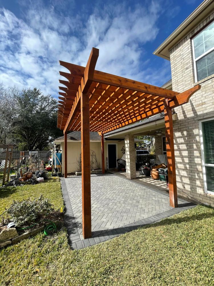 Pergolas for OTM Hardscape & Construction in Houston, TX