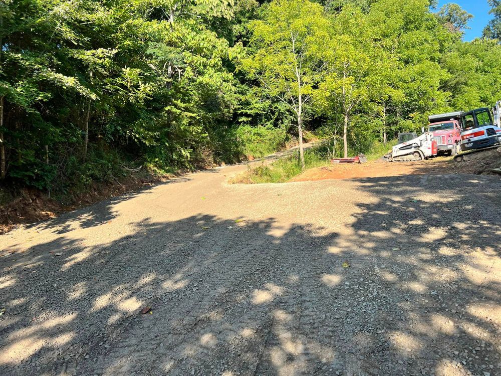 Driveway Consctruction for Elias Grading and Hauling in Black Mountain, NC