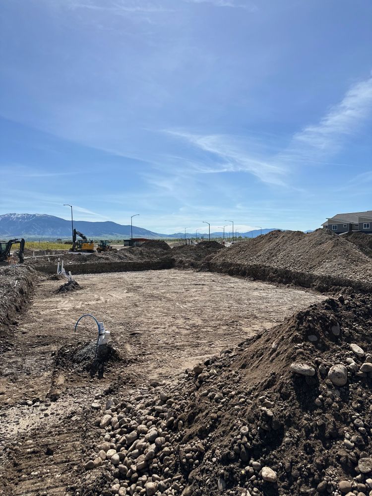 Dirt Work for R&H Homes in Bozeman, MT