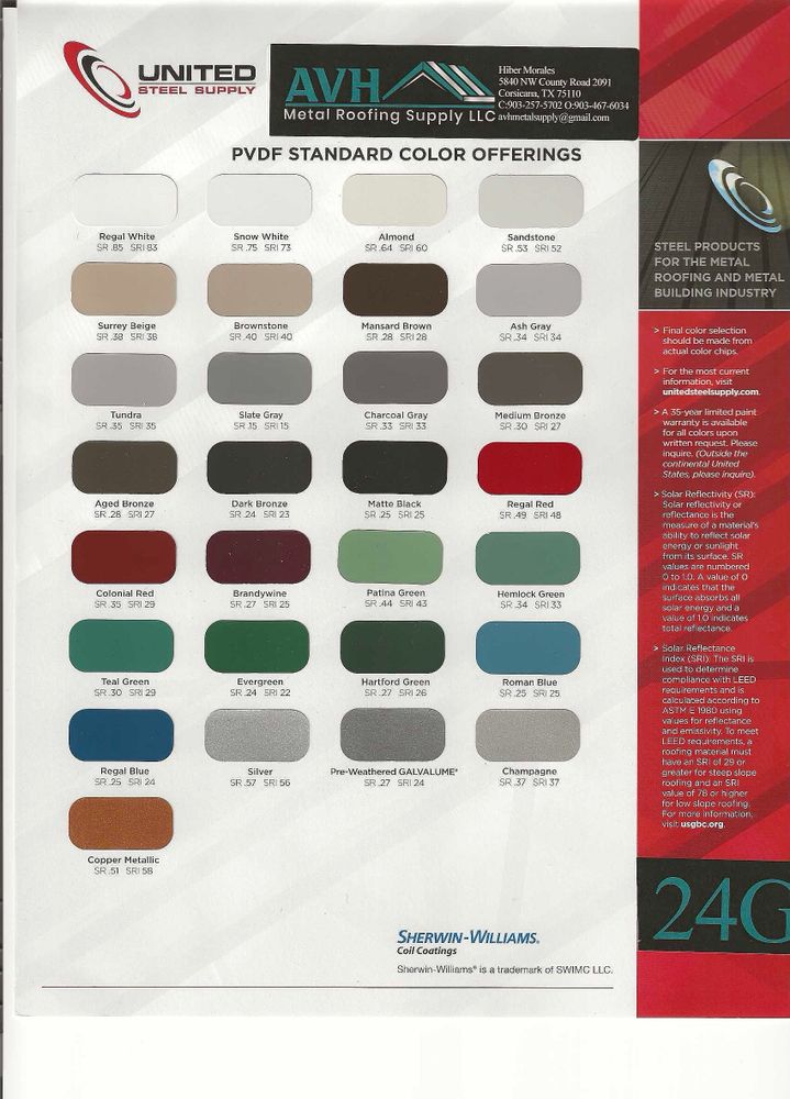 All Photos for AVH Metal Roofing Supply in Corsicana, TX