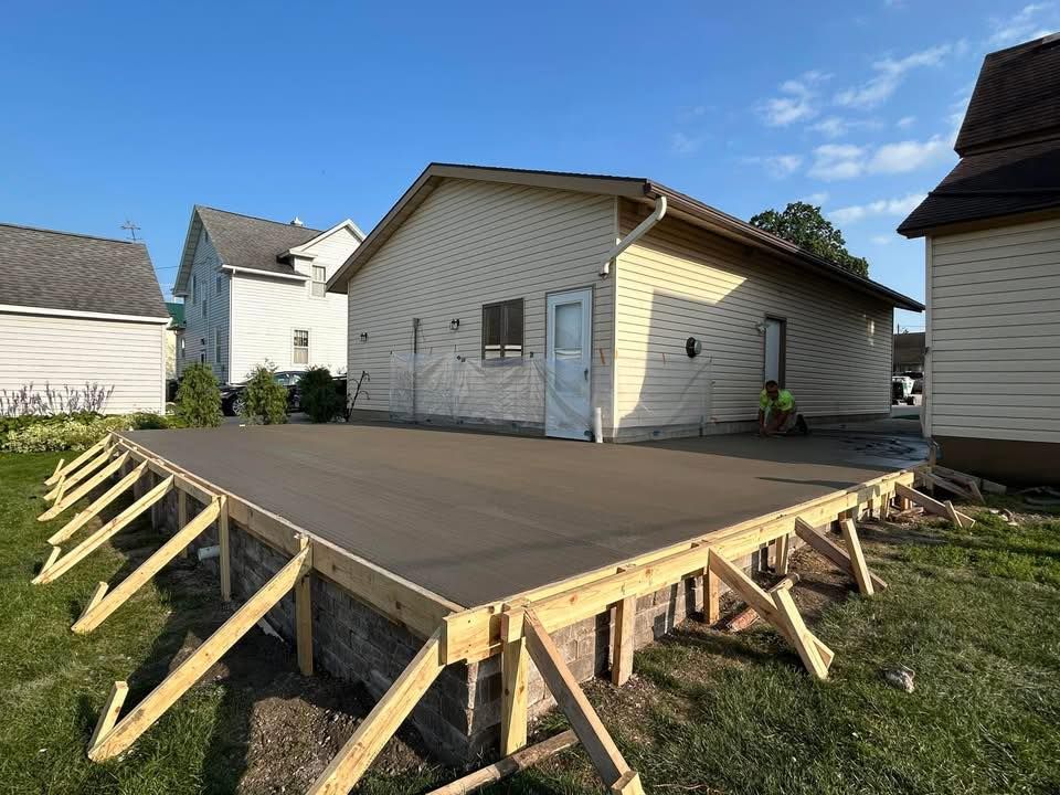 Our concrete services provide homeowners with top-quality installation, repair, and customization solutions tailored to enhance the durability and aesthetics of driveways, patios, walkways, and more for long-lasting results. for Anderson Concrete Construction in Olmsted County, MN