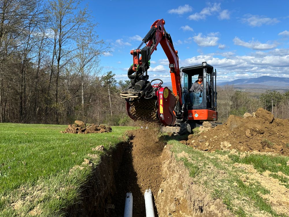 Drainage & Excavation for NK Landscaping LLC in Dutchess County, NY