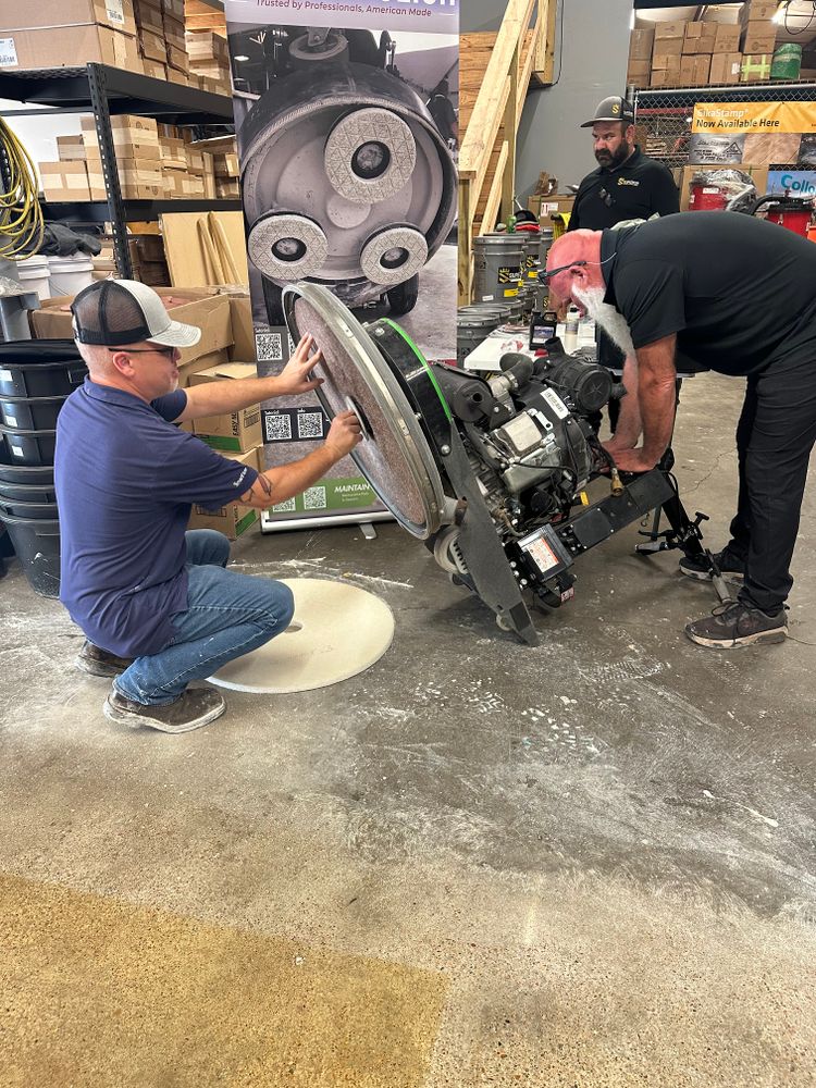 Polished Concrete  for Texas Curb N Borders in Houston, TX