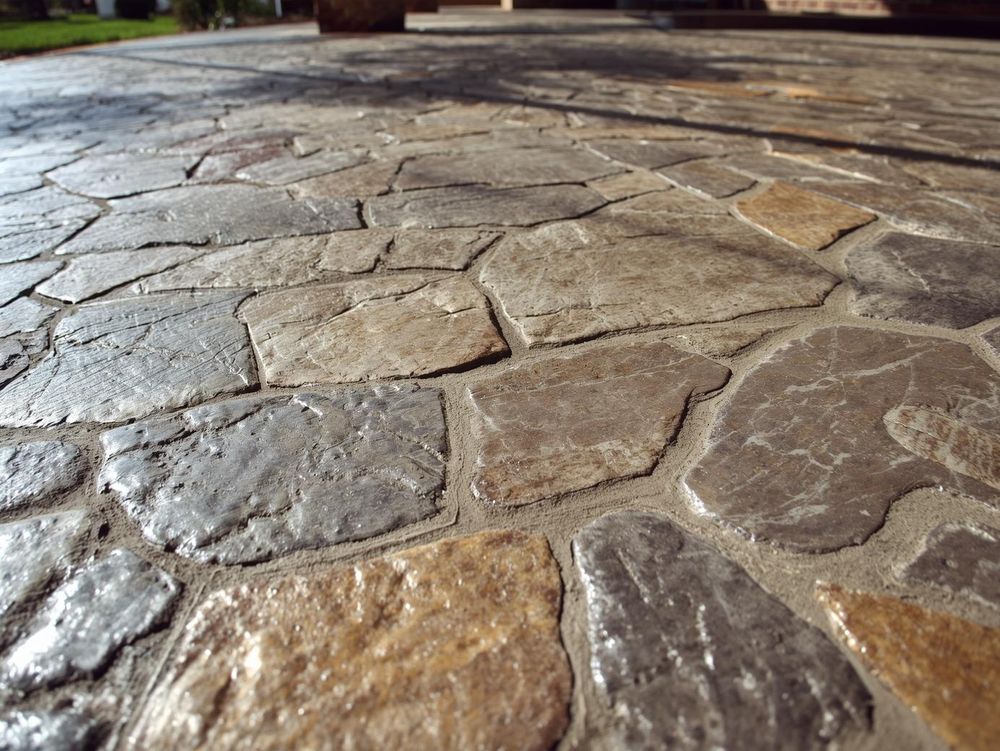 Enhance your home's appeal with our expertly crafted stamped concrete installation, offering durability and elegant designs to transform driveways, patios, and walkways into stunning spaces that blend beauty with functionality. for H&R Concrete LLC in Greer, SC