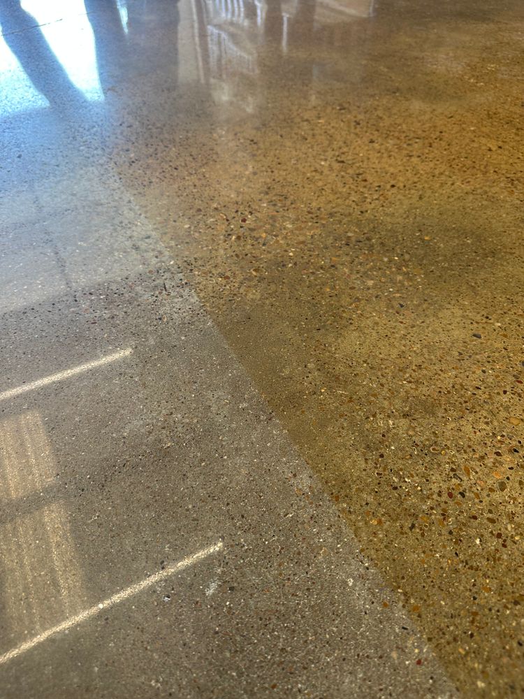 Polished Concrete  for Texas Curb N Borders in Houston, TX