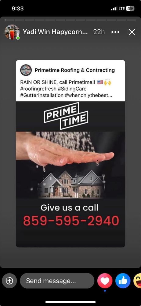 All Photos for Primetime Roofing & Contracting in Winchester, KY