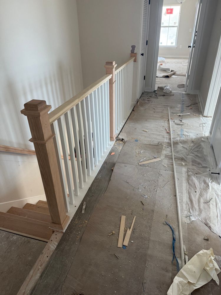 Wood Stair installations  for Emmanuel Trim in Bradenton, FL