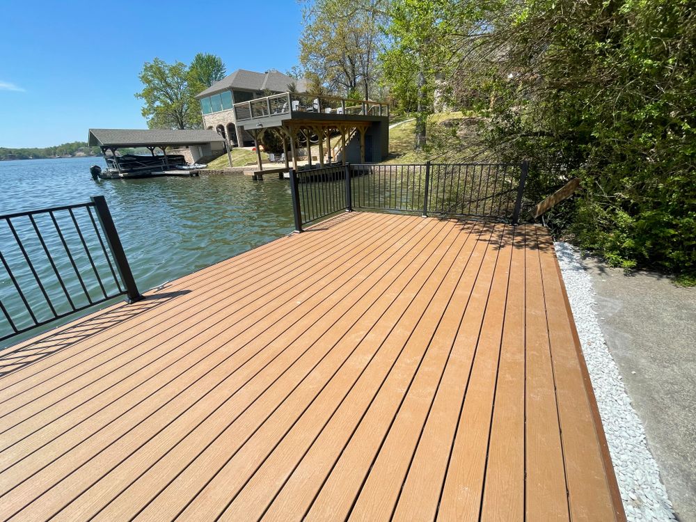 Custom Docks for Ozark Deck Company in  Rogers, Arkansas