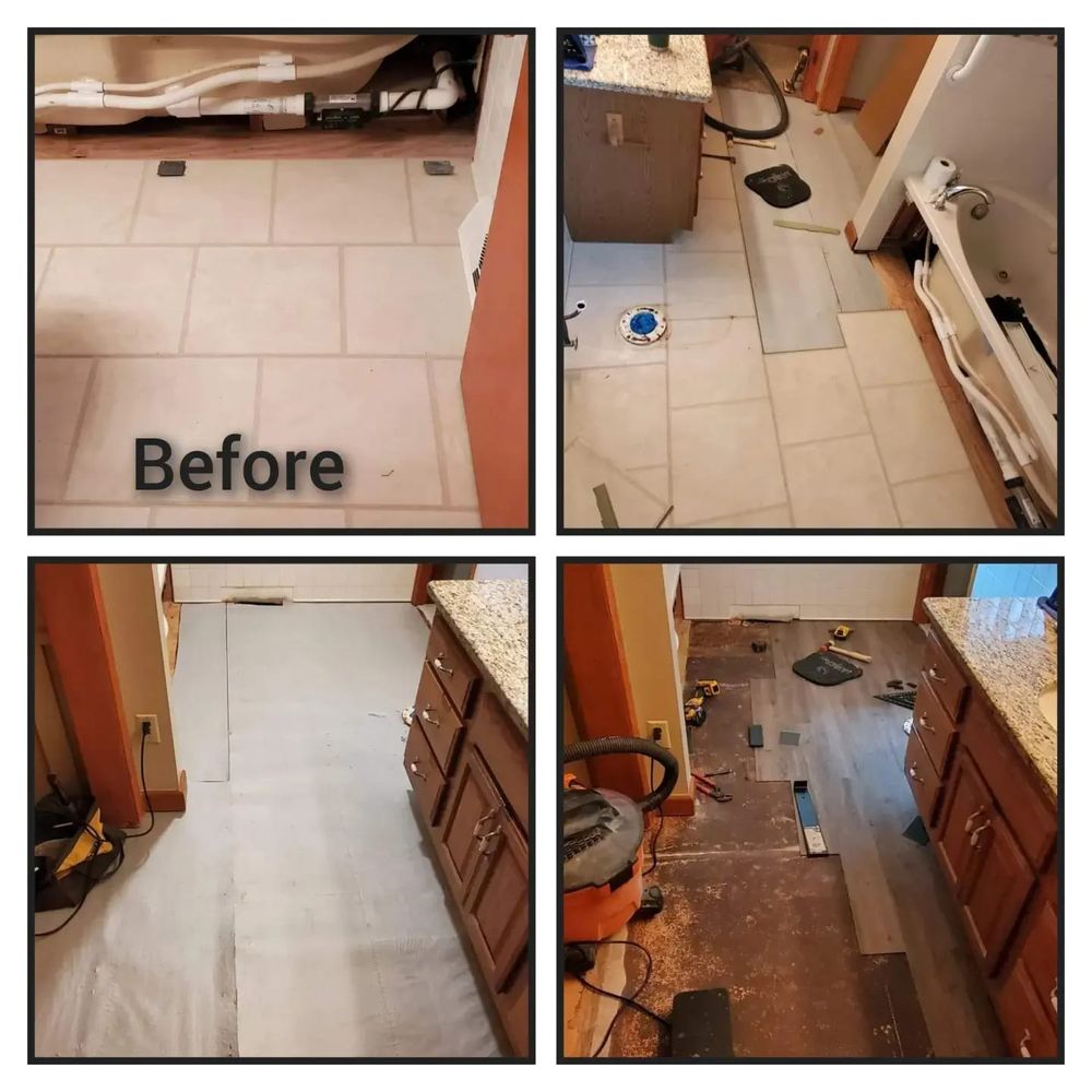 Bathroom Renovation for Hammer Pair Contracting LLC in Newton Falls, OH