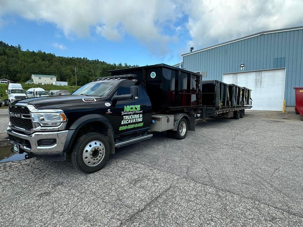 Dumpster Rentals  for Nick's Landscaping & Firewood in Sutton , VT