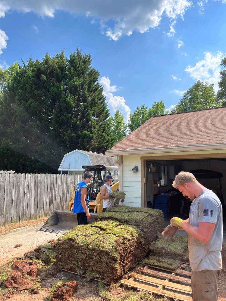 Mulch Installation for Zambrana Landscaping in Cobb County, GA