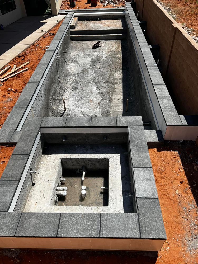 Pool Tile for Gladiator Construction in St. George, UT