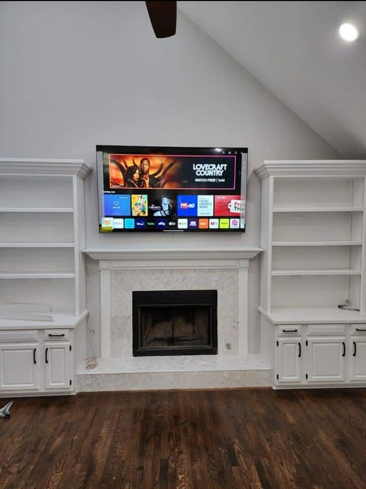 Our experienced team offers professional TV installation services to enhance your home entertainment experience. We ensure proper mounting and wiring for a clean, seamless look in any room of your house. for New Generation Home Construction in Beach Park, IL