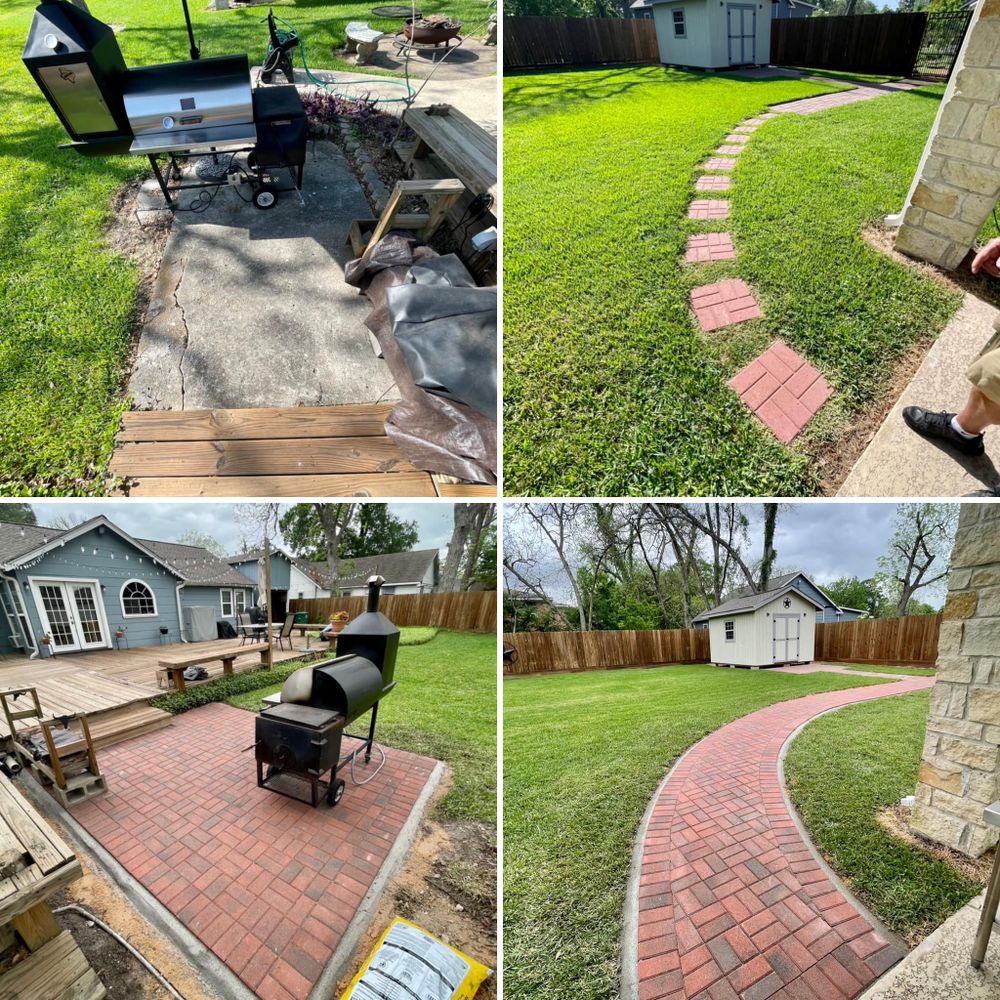 Patio Design for OTM Hardscape & Construction in Houston, TX