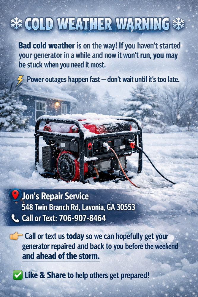 All Photos for Jon's Repair Service in Elberton, GA