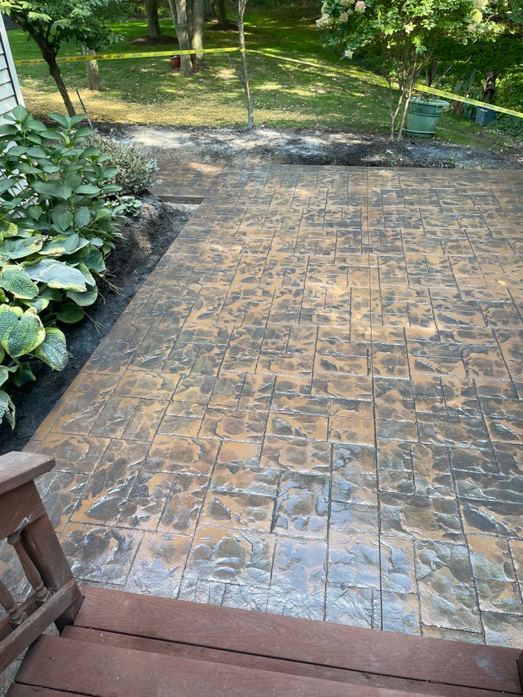 Stamped Concrete for Doncrete LLC in Medina, OH