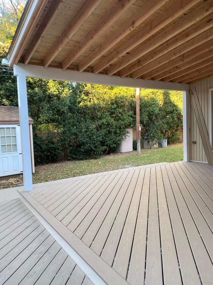 Transform your outdoor living space with our expert Deck & Patio Installation service. Our skilled team will create a beautiful and functional area for relaxing, entertaining, and enjoying the great outdoors. for Ramos Pro Painting & Construction in East Rockaway, 	New York