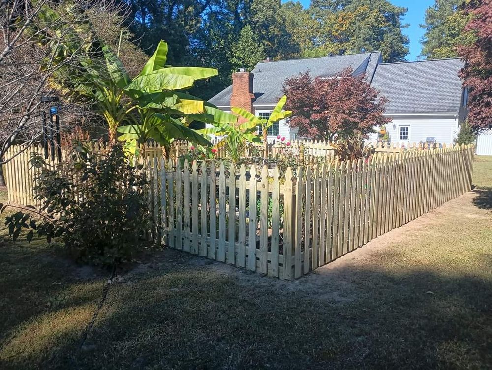 4 ft wood fencing  for Fence Masters in Gloucester County, VA