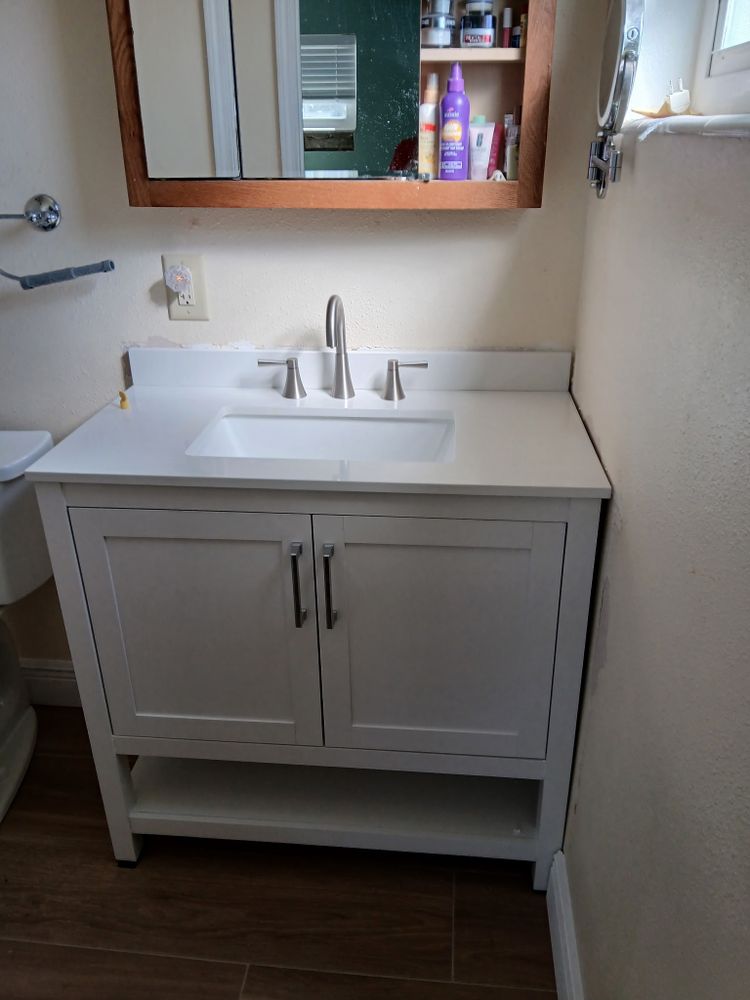 Enhance your living spaces with our Custom Cabinet Design service, offering personalized solutions and exquisite craftsmanship to perfectly match your home's style while maximizing functionality and storage efficiency. for Mick's Home Improvements LLC in Palm Bay, FL